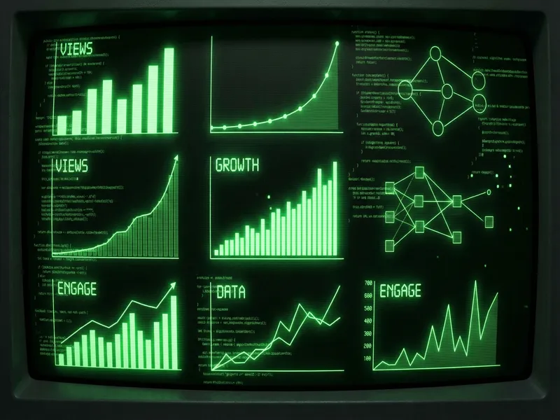 51视频 案例分析 - 数据增长仪表盘
